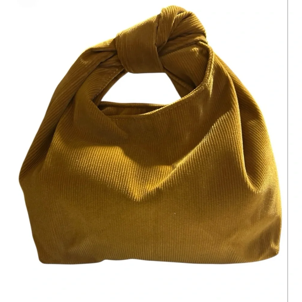 Merit Caramel Signature Corduroy Bag – Pouch Clutch